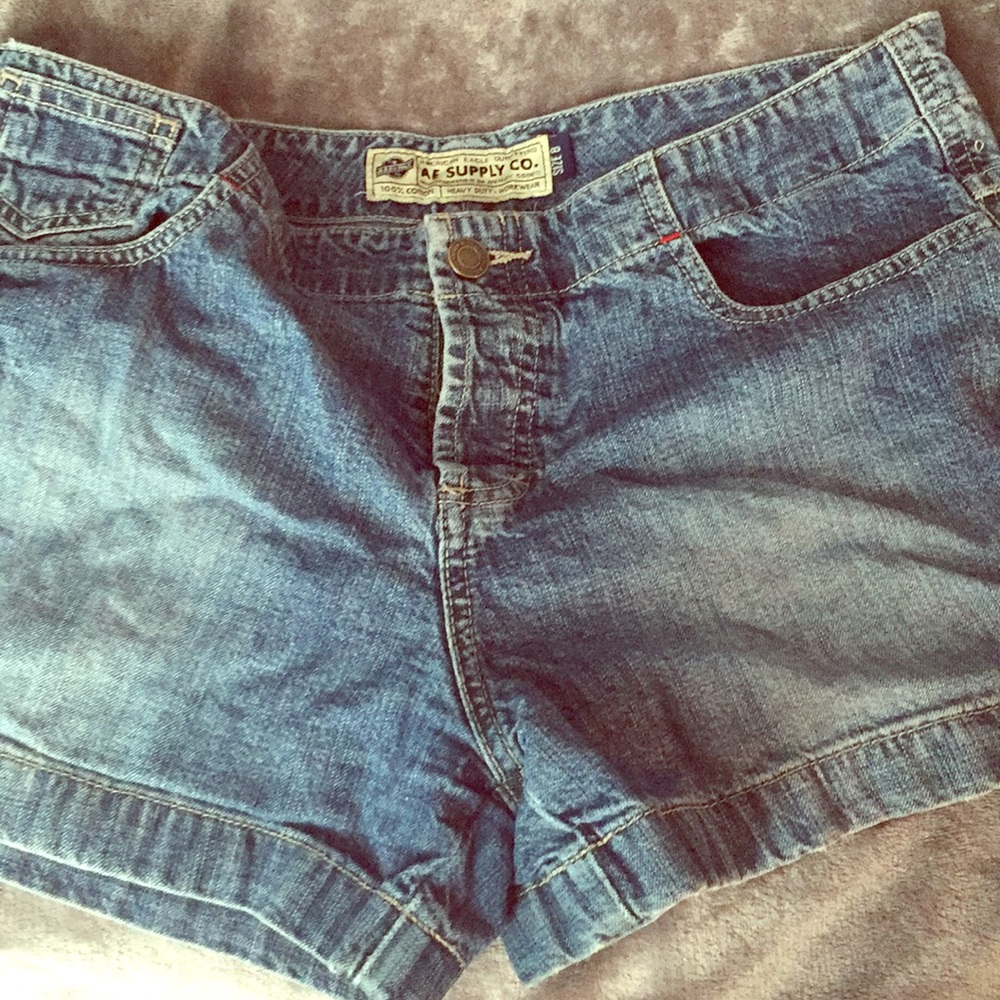 Denim shorts